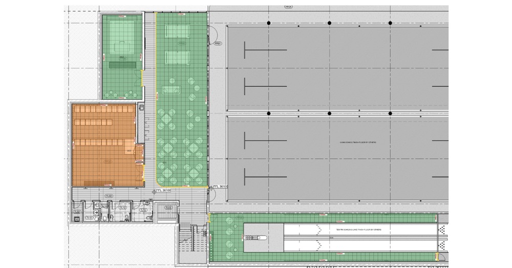 Clubhouse — anonymised flooring work sample