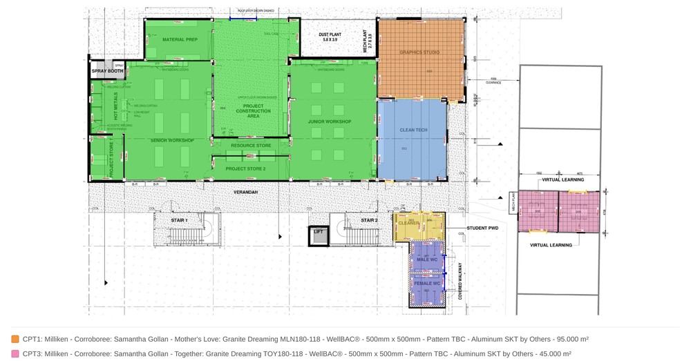 State School — anonymised flooring work sample